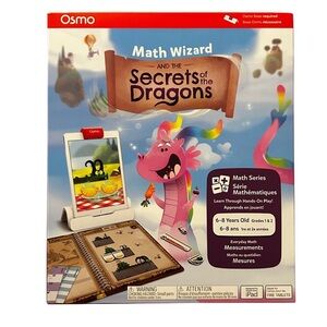 Pink and Blue Learning Toy Dragon Puzzle